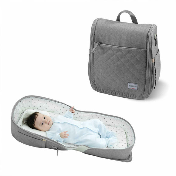 Kidscoo Baby Diaper Bag/ Foldable Bassinet